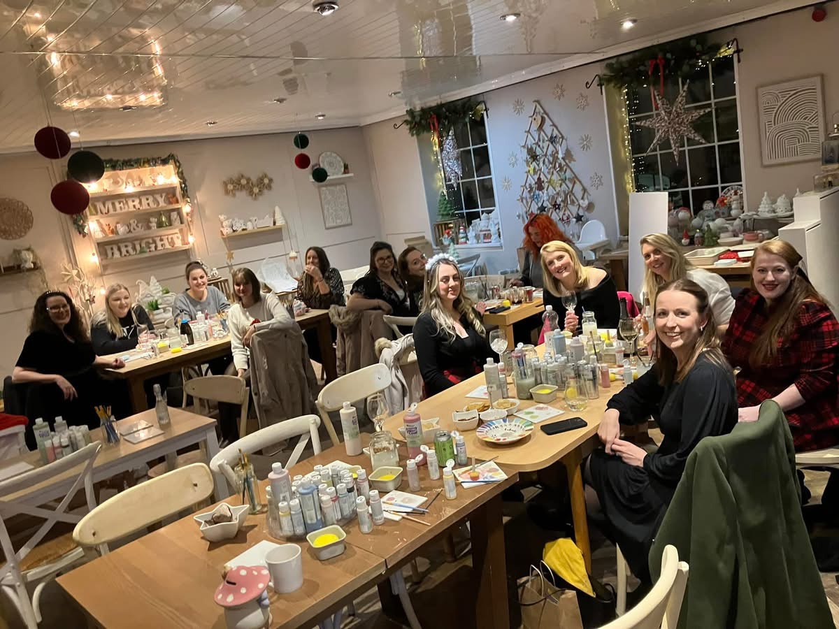 Walking Mums Goes To: Sip & Paint at The Artful Potter